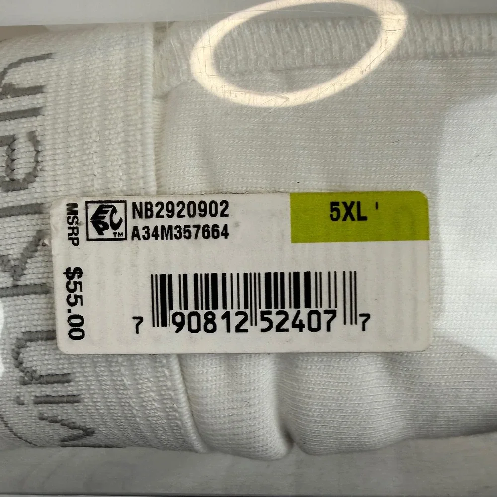 Calvin Klein Mens Big Briefs Cotton 5XL White Classic Fit 3 Pack Breathable New